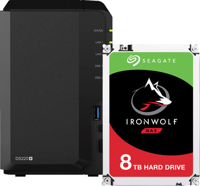 Synology DS220+ + 8TB is nooit meer leverbaar
