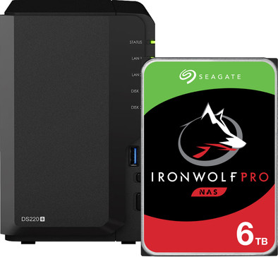 Synology DS220+ + 6TB Pro is nooit meer leverbaar