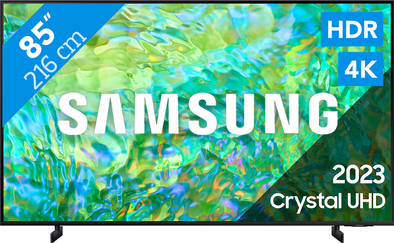 Samsung Crystal UHD 85CU8000 (2023) is nooit meer leverbaar