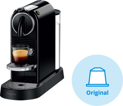 Magimix Nespresso CitiZ M196 Black Coolblue Capsule and pad