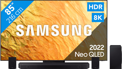 Samsung Neo QLED 8K 85QN800B (2022) + Soundbar is nooit meer leverbaar