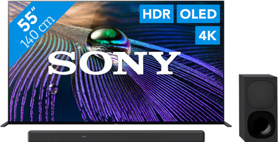 Sony Bravia OLED XR-55A90J + Soundbar is nooit meer leverbaar