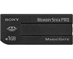 Sony Memorystick PRO 1 GB is nooit meer leverbaar