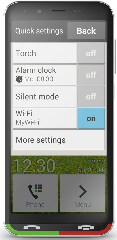 Emporia Super Easy Zwart is nooit meer leverbaar