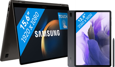 Samsung Galaxy Book3 360 NP750QFG-KA1NL + Galaxy Tab S7 FE is nooit meer leverbaar