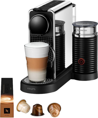 Krups Nespresso CitiZ Platinum &amp; Milk XN630D RVS is nooit meer leverbaar
