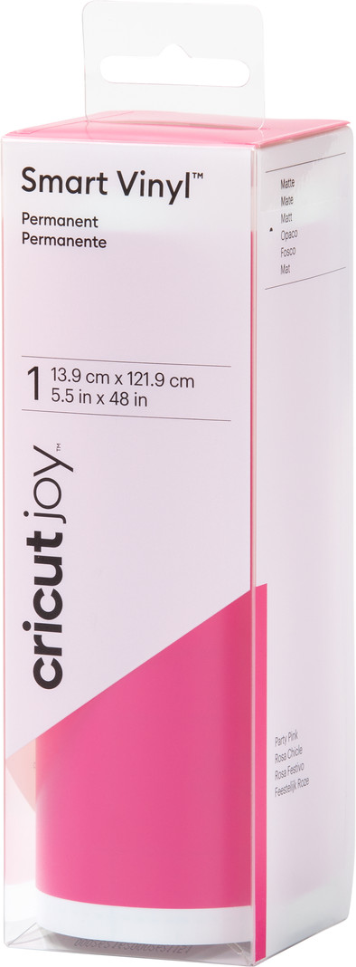 Cricut Smart Vinyl Permanent Joy Mat Party Roze 14x122cm is nooit meer leverbaar