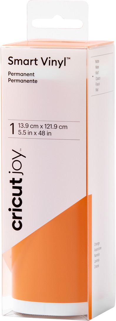 Cricut Smart Vinyl Permanent Joy Matte Orange 14x122cm is no longer available