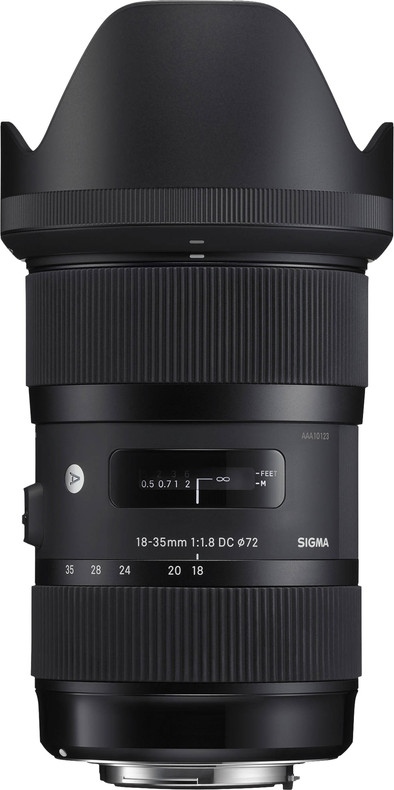 Sigma EF-S 18-35mm f/1.8 DC HSM Art Canon is nooit meer leverbaar