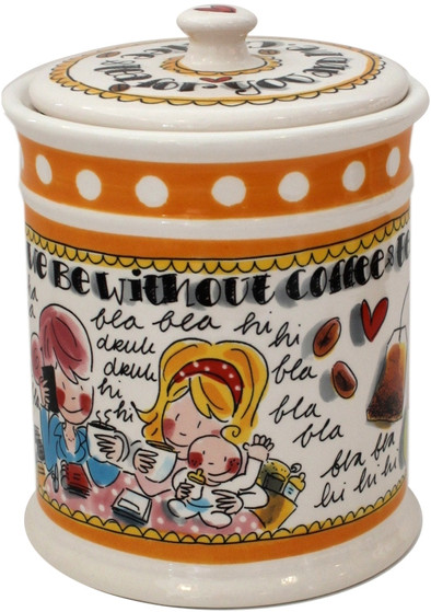 Blond Amsterdam Even Bijkletsen Voorraadpot Coffee &amp; Tea is nooit meer leverbaar