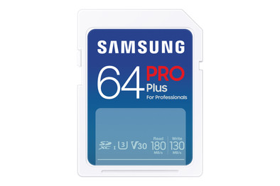 Samsung SDXC PRO Plus 64GB 180MB/s is nooit meer leverbaar