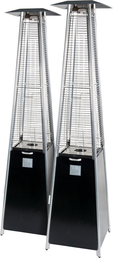 Arpe Sears Flameheater Zwart 190 cm (2x) is nooit meer leverbaar