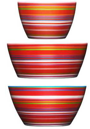 Iittala Origo Schalenset Rood is nooit meer leverbaar