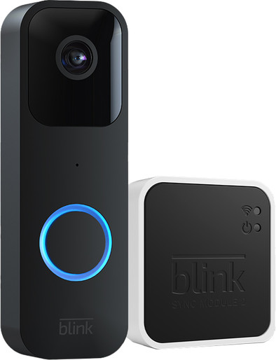 Blink Video Doorbell Zwart + Sync Module is nooit meer leverbaar