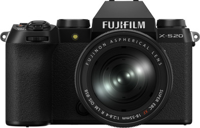 Fujifilm X-S20 Zwart + XF 18-55mm f&#x2F;2.8-4 R LM OIS is nooit meer leverbaar