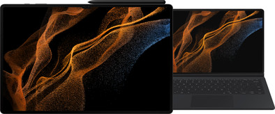Samsung Galaxy Tab S8 Ultra 14.6 inch 512GB Wifi + 5G Grijs + ToetsenbordHoes QWERTY Zwart is nooit meer leverbaar