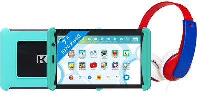 Kurio Tab Lite 2 16GB Groen + JVC Kinderkoptelefoon Rood is nooit meer leverbaar
