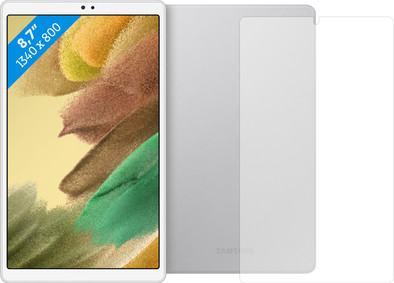 Samsung Galaxy Tab A7 Lite 32GB Wifi Zilver + Beschermingspakket is nooit meer leverbaar