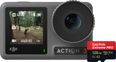 DJI Osmo Action 3 + 128 GB SD kaart is nooit meer leverbaar
