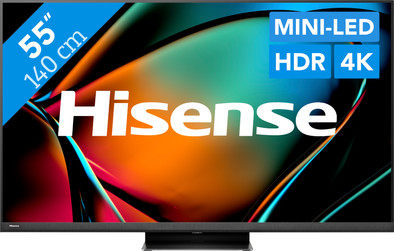 Hisense Mini-LED 55U8KQ (2023) is nooit meer leverbaar