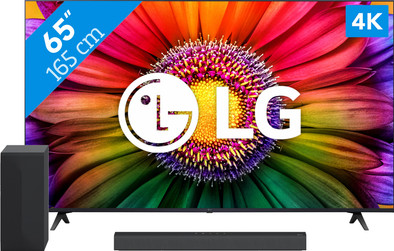 LG 65UR80006LJ (2023) + Soundbar is nooit meer leverbaar
