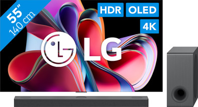 LG OLED55G36LA (2023) + Soundbar is nooit meer leverbaar