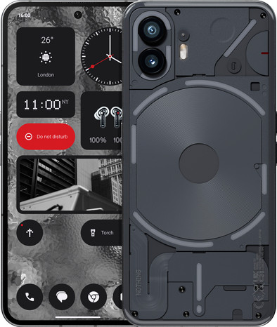 Nothing Phone (2) 512GB Grijs 5G is nooit meer leverbaar
