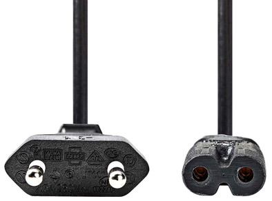 Nedis Voedingskabel 8 vormig 3 Meter Zwart is nooit meer leverbaar