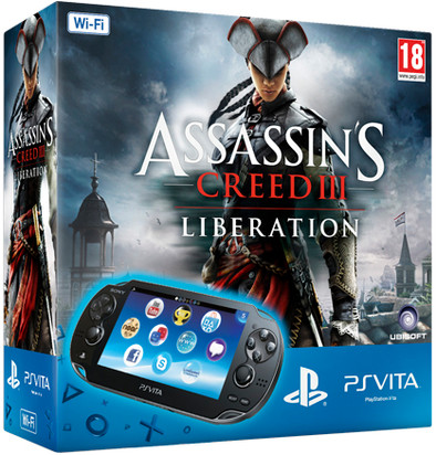PlayStation Vita Wi-Fi + Assassin's Creed III Voucher + 4 GB is nooit meer leverbaar