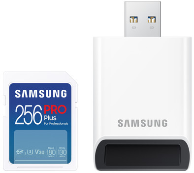 Samsung SDXC PRO Plus 256GB 180MB&#x2F;s  + USB Reader is no longer available