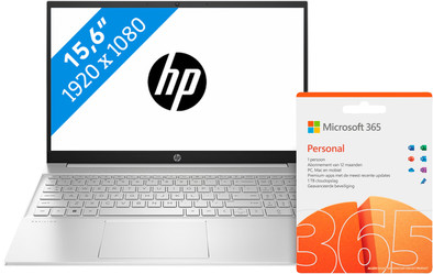 HP Pavilion 15-eg2951nd + Microsoft Office 365 Personal NL Abonnement 1 jaar is nooit meer leverbaar