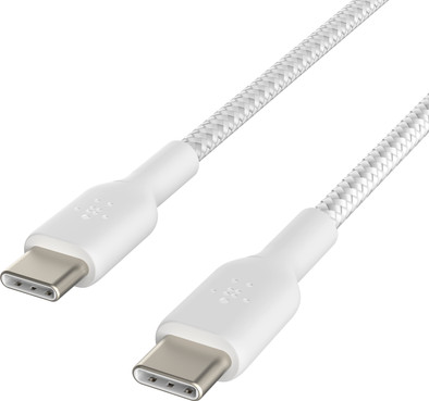 Belkin Usb C naar Usb C Kabel 1m Nylon Wit is nooit meer leverbaar