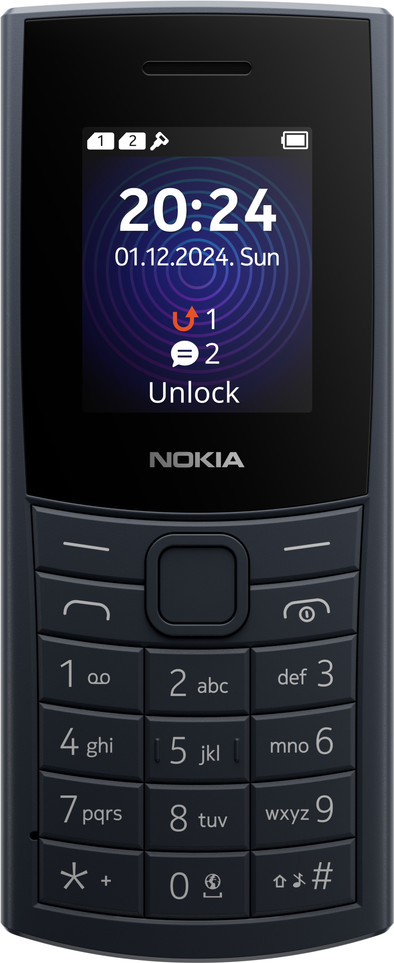 Nokia 110 128MB Blauw 4G is nooit meer leverbaar