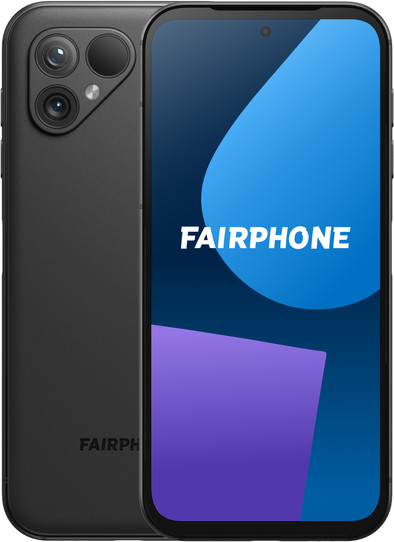 Fairphone 5 128GB Zwart 5G is nooit meer leverbaar