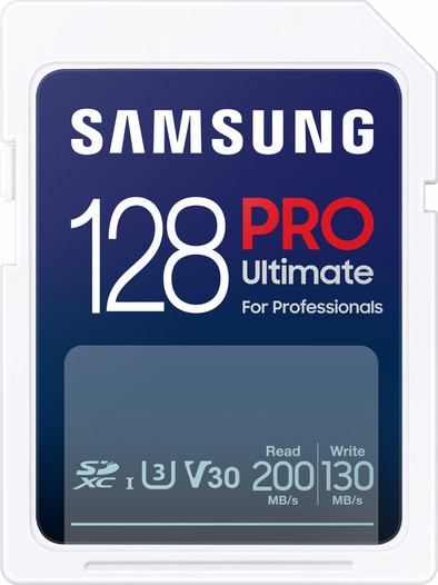 Samsung SDXC PRO Ultimate 128GB 130MB/s is nooit meer leverbaar
