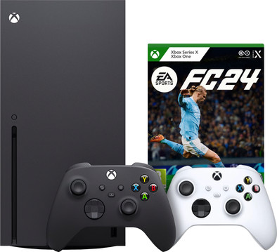Xbox Series X + EA Sports FC 24 + Tweede Controller Wit is nooit meer leverbaar