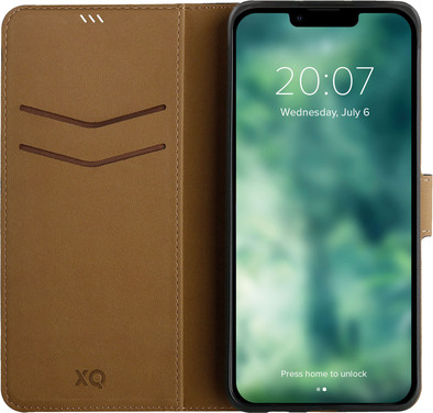 XQISIT Wallet Case Apple iPhone 15 Pro Book Case Zwart is nooit meer leverbaar