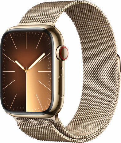 Apple Watch Series 4G 45mm Gold Stainless Steel Milanese Watch