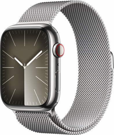 Apple Watch Series 9 4G 45mm Silver Stainless Steel Milanese Watch Strap is no longer available