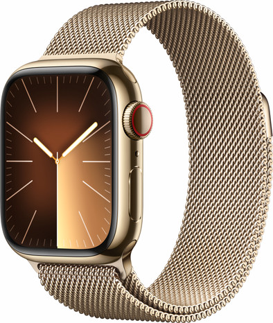 Apple Watch Series 4G 41mm Goud Rvs Milanese Polsband