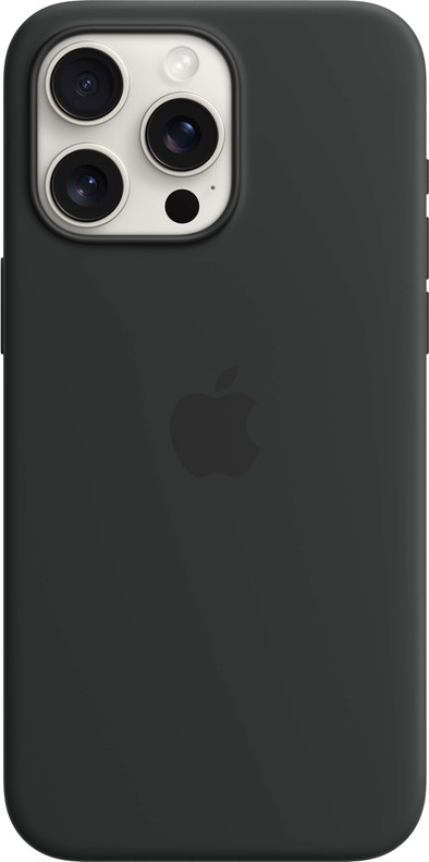 Apple iPhone 15 Pro Max Back Cover met MagSafe Zwart is nooit meer leverbaar