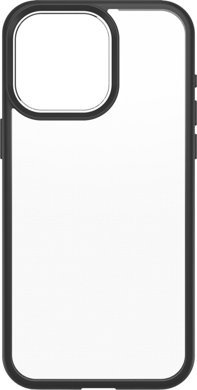 Otterbox React Apple iPhone 15 Pro Max Back Cover Transparant&#x2F;Zwart is nooit meer leverbaar