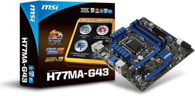 MSI H77MA-G43 is nooit meer leverbaar