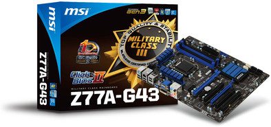 MSI Z77A-G43 is nooit meer leverbaar