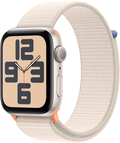 Apple Watch SE (2022) 44mm Starlight Aluminium Sport Loop is nooit meer leverbaar