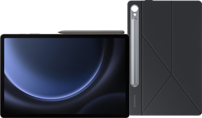 Samsung Galaxy Tab S9 FE Plus 256GB Wifi Grijs + Book Case Zwart is nooit meer leverbaar