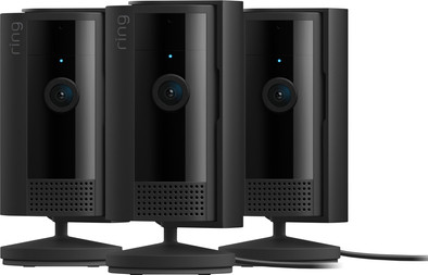 Ring Indoor Cam 2nd Gen - Zwart 3-pack is nooit meer leverbaar