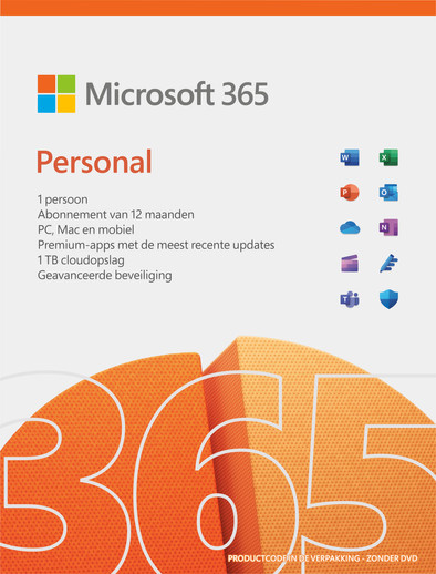 Microsoft Office 365 Personal NL Abonnement 1 jaar is nooit meer leverbaar