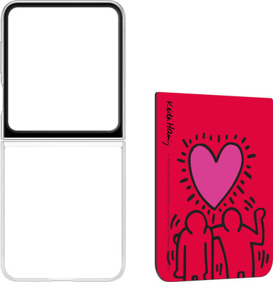 Samsung Galaxy Z Flip 5 FlipSuit Keith Haring Love Back Cover Transparent is no longer available