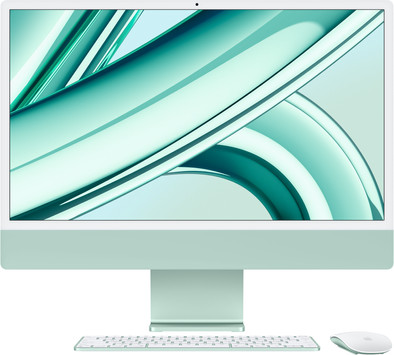 Apple iMac 24" (2023) M3 (8 core CPU/10 core GPU 8GB/256GB Groen QWERTY is nooit meer leverbaar